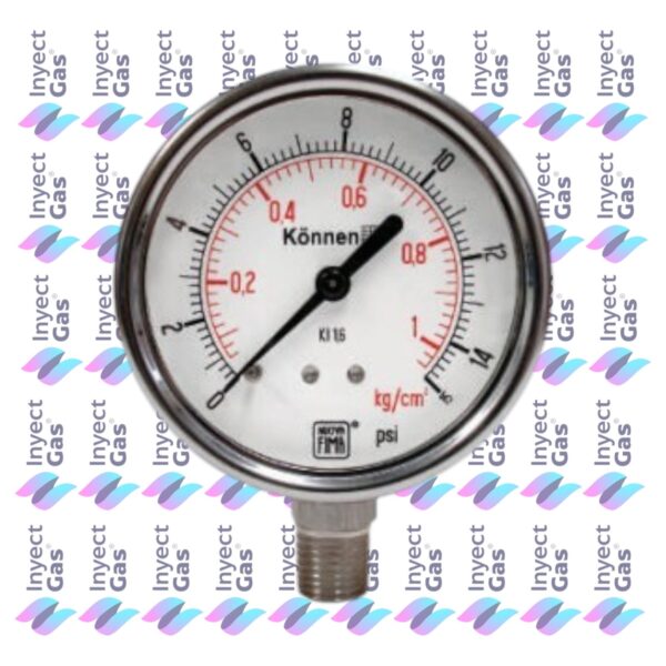 BEY281 MANOMETRO MGS18A63 (N.F) -30 – +140 (LBS/PULG2) BEYCA